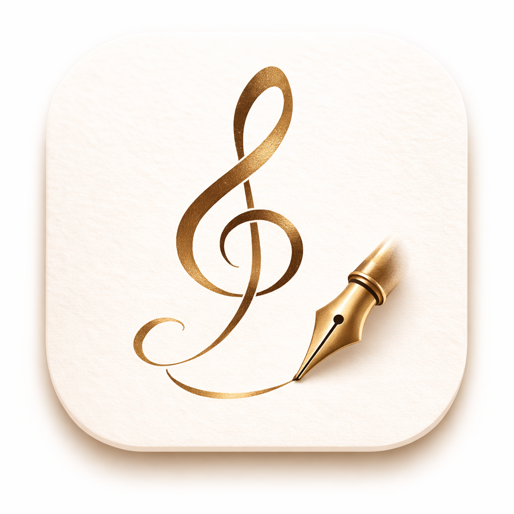 Music Notebook app icon